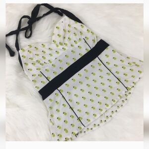 Odille Pear Peplum Halter Top